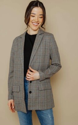 1352 Celine Oversize Blazer-Winter Blues