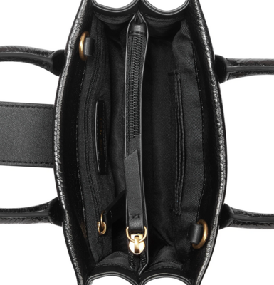 Kathy Mini Tote- Croc Black