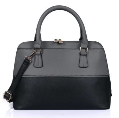 72602 Karla Hanson Satchel-Grey/Black