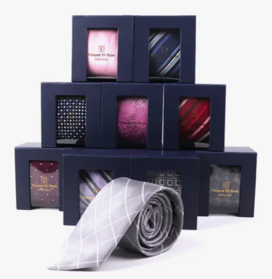 Mens Boxed Silk Ties-Assorted