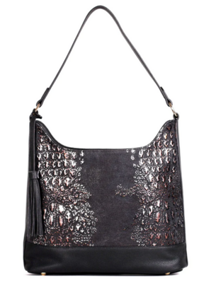 80105 Eva Hobo Bag-Black