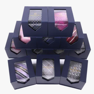 Mens Boxed Silk Ties-Assorted