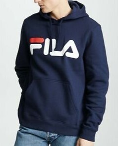 LM183377 Fiori Hoodie-Navy/Wht