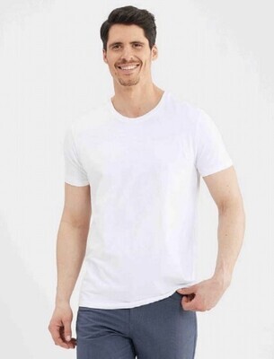 11001 Lois Crew Neck Tee-White