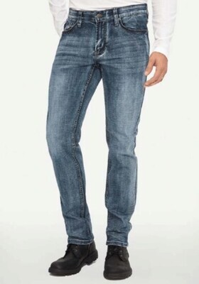 Peter Slim 5 Pkts Jeans-Bleach