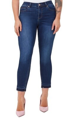 Amy High Waist Straight Leg-Dark Wash