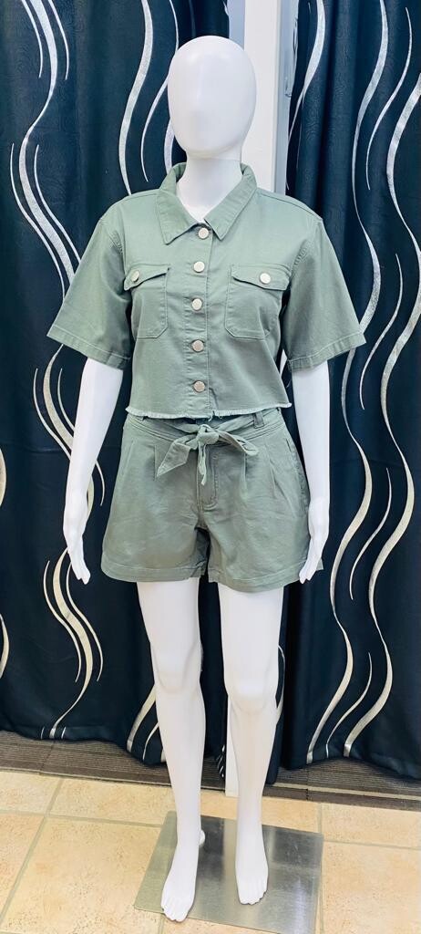 Mila S/S Jacket-Moss