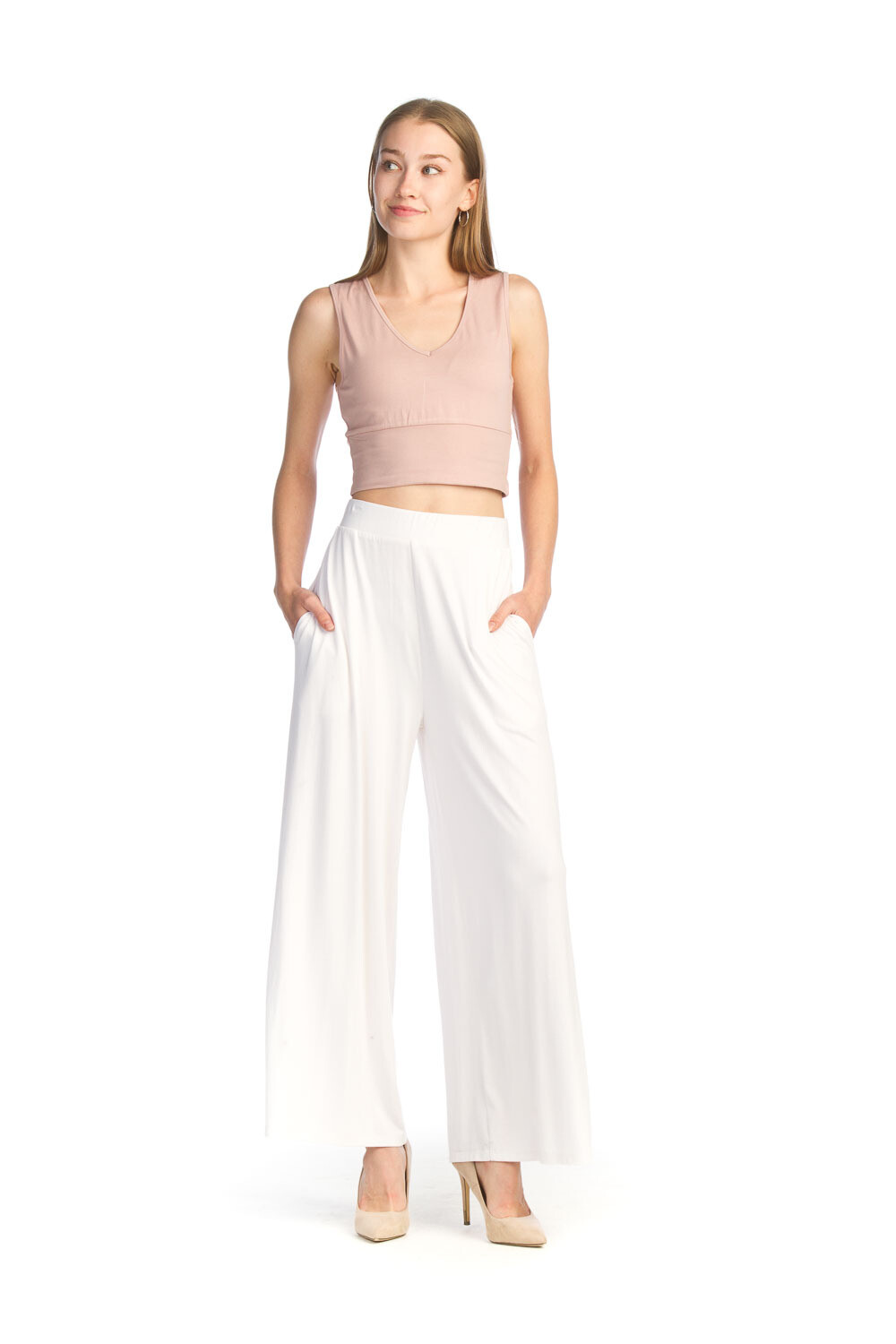 PT-14011 Bamboo Bralette Top-Blush