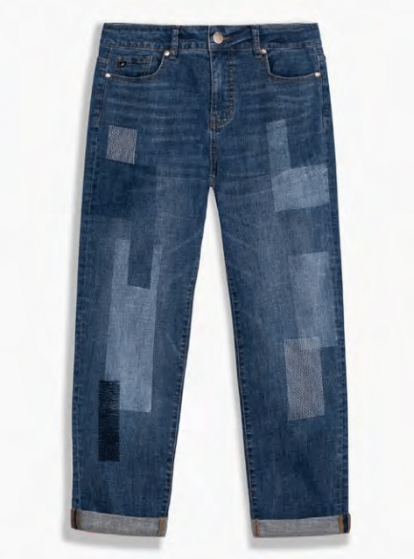 2155688500 Patchwork Denim- Indigo