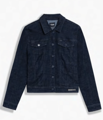  Emma Stretch Denim Jacket-Indigo