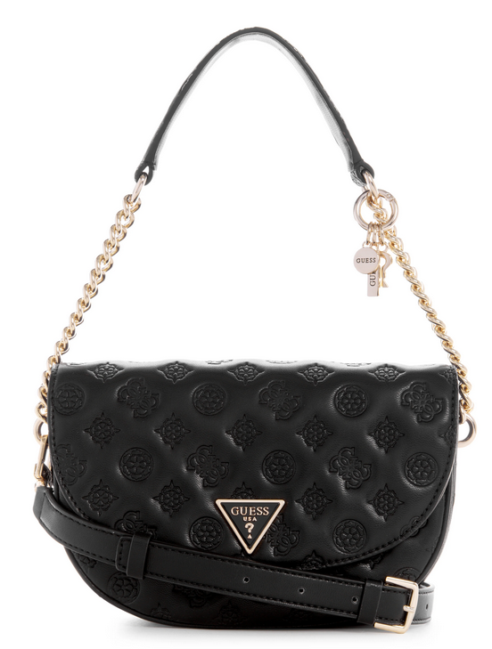 PD868919 Flap Shoulder Bag-Black