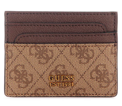 SB873535 Nell Logo Card Holder-Brown Logo