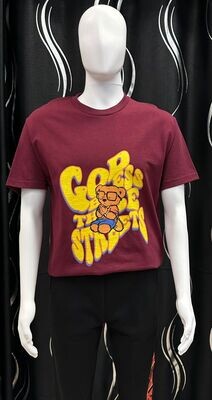 HG2310709 Blessed Streets Tee-Burgundy