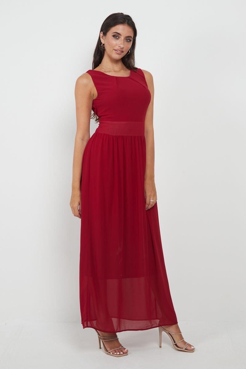 J029096 Kaz Dress-Red