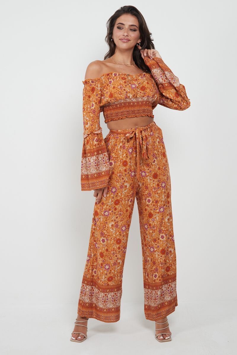 M029099 Esme Trousers-Rust