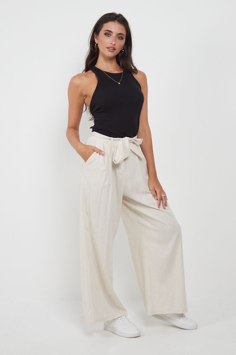 J022630 Cora Trousers-Oatmeal