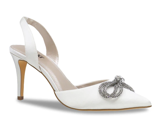 Elizabeth Satin Pumps-Ivory