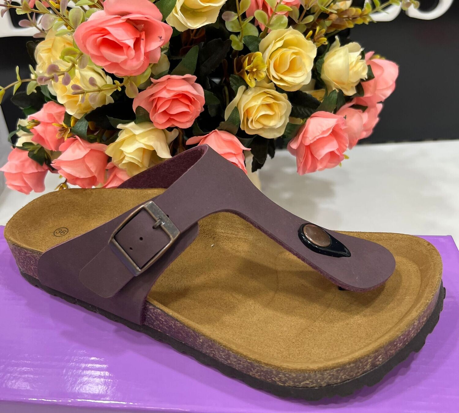 Aria Footbed-Bordo