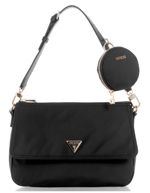 EYG839518 Gemma Top Zip Shoulder Bag-Black