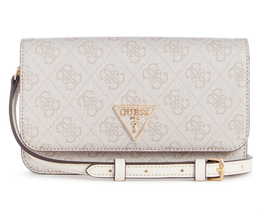 BD787979 Noelle Xbody Flap Organizer-Dove Logo