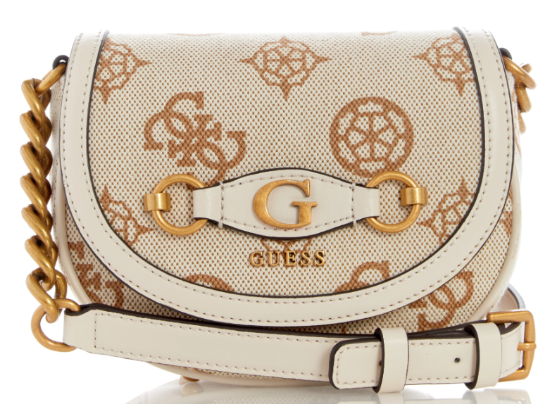 PB865478 Izzy Mini Crossbody-Beige Logo