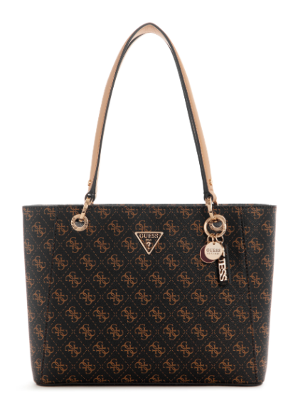QB787924 Noelle Small Tote-Brown Logo