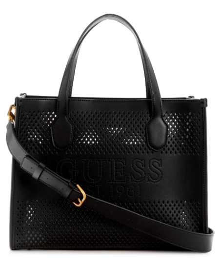 WH876922 Katey Perf Small Tote-Black