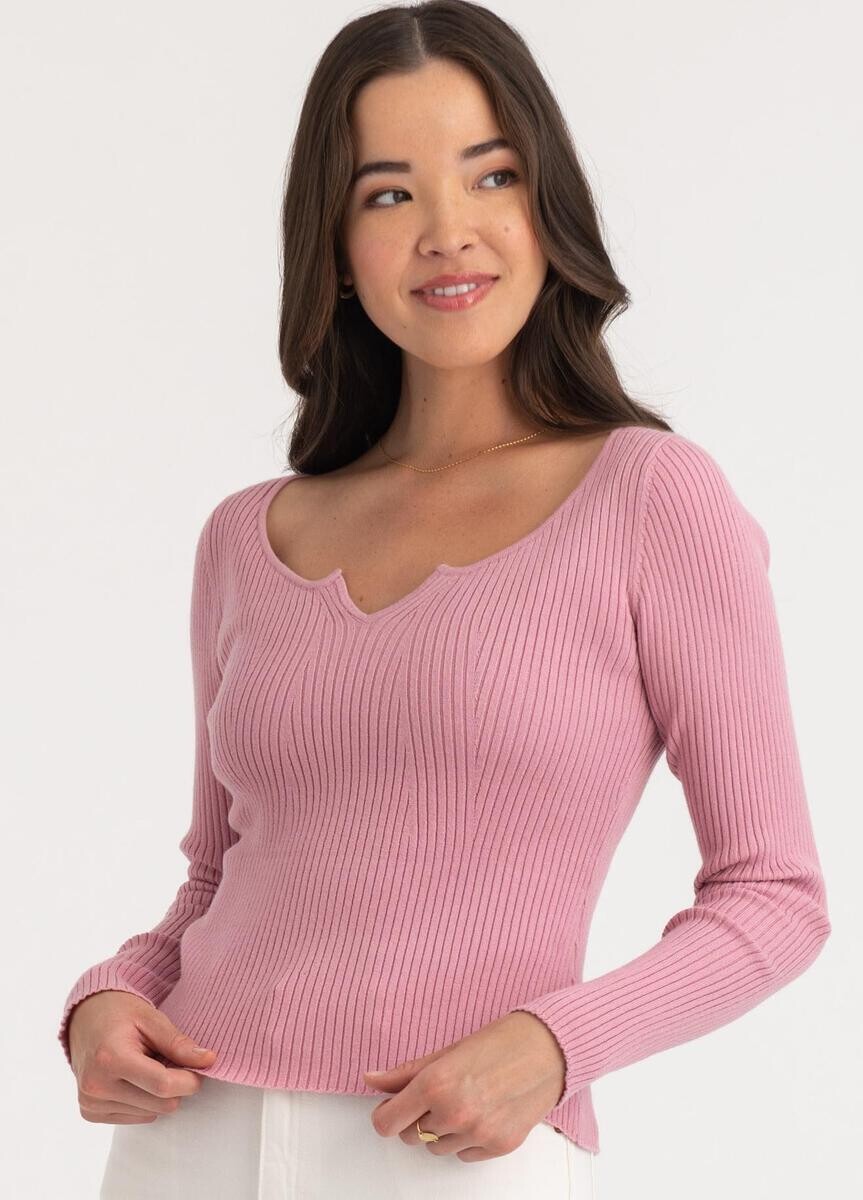 311206 Rosie Superscoop Sweater-Cherry Blossom