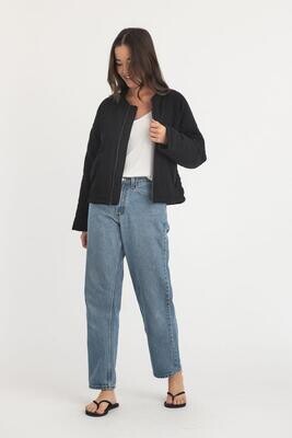 311350 Rachel Spring Jacket-Black