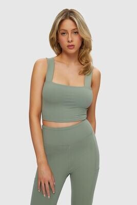 WKUL-SQT103 Square Neck Tank-Sage