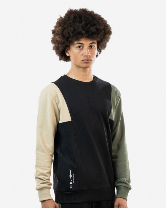 ATTB-Aldgate Tracksuit Sweatshirt-Black Multi