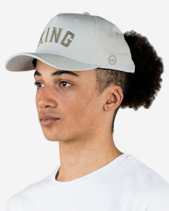 Staple Curved Peak Cap-Grey