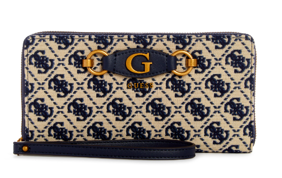 JB865463 Izzy Cheque Organzier-Navy Logo