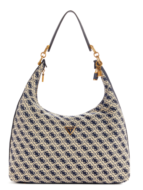 JB877202 Shemara Large Hobo-Navy Logo