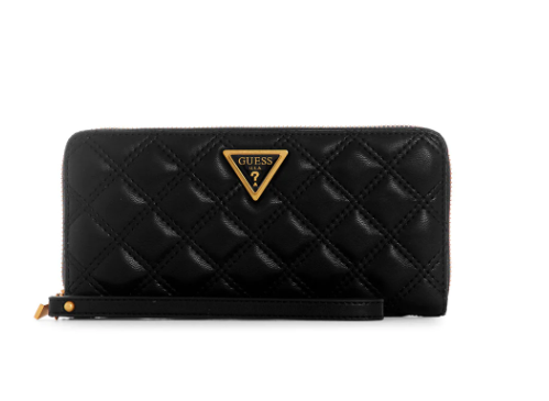 QA874846 Giully Large Zip Around Wristlet-Black