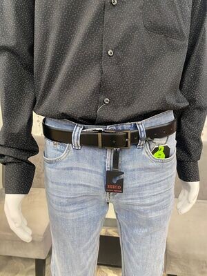 1C006 Guess Reversible Belt-Blk/Brown