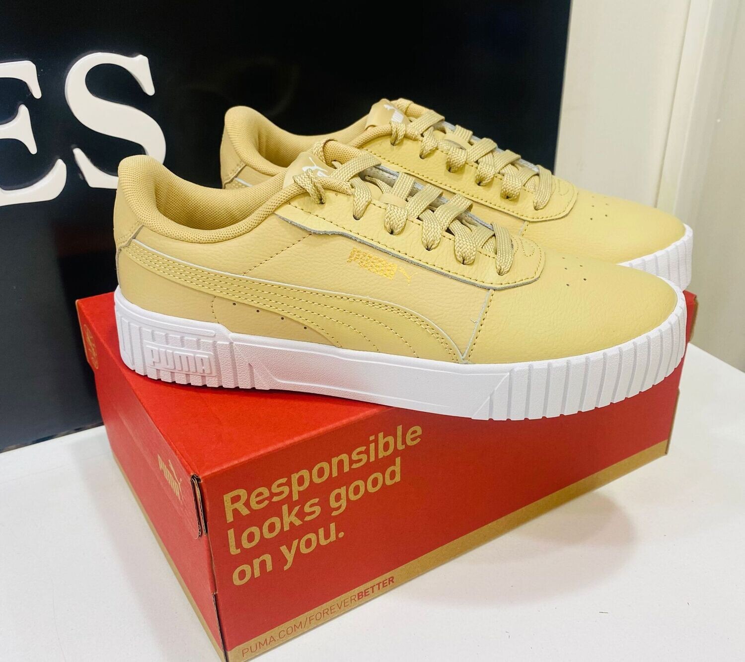Puma Carina 2.0 Sneaker-Sand/White