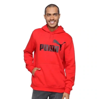 PUMA Big Logo Hoodie-High Risk Red
