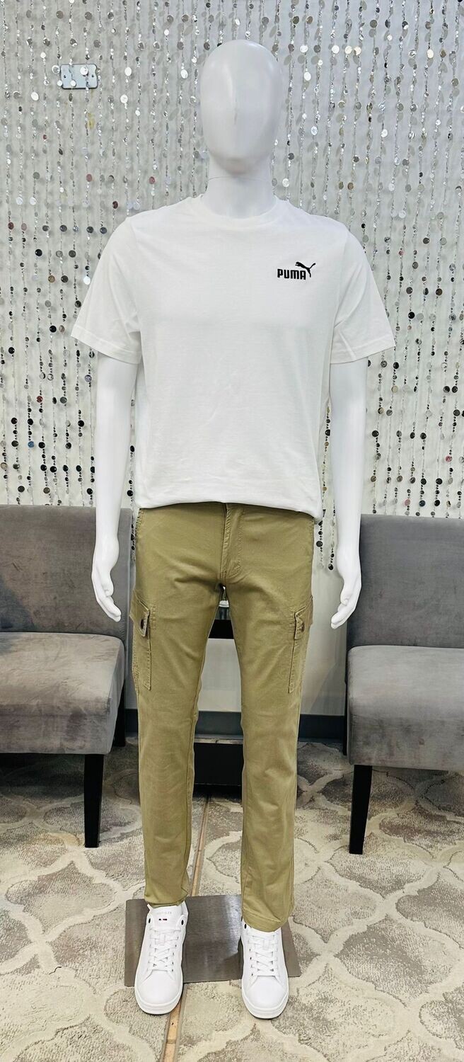 Puma Elevated Embroidered Tee-White