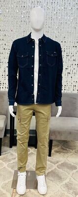 1029 Marlow Denim Shirt-Denim Wash