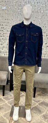 1029 Marlow Denim Shirt-Denim Wash
