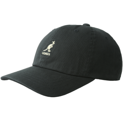 K5165HT Washed Baseball-Black