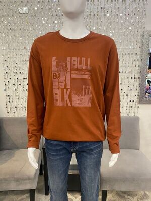 3070 Xavier L/S T-Shirt-Rust