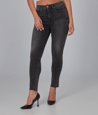 Alexa High Rise Skinny Jeans-Smokey Grey