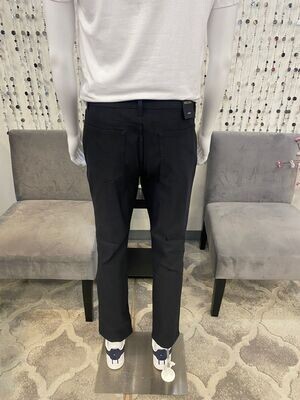 37MW049S Mens Woven Pant-Black