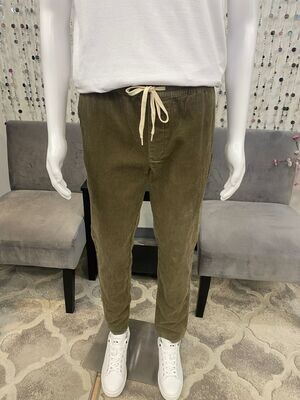 36W014S Men&#39;s Woven Pants-Olive