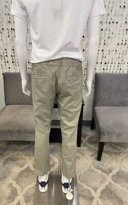 37MW007S Mens Pull On Pant-Light Sand