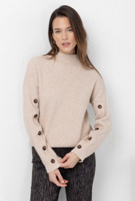 1056457 Sophie Buttoned Sweater-Beige