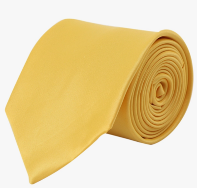 Satin Ties-Yellow