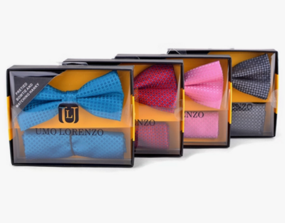 Bow Tie &amp; Hanky Set-Assorted